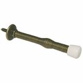 Ultra Hardware 3 In. Antique Brass Plastic Tip Spring Door Stop 61703